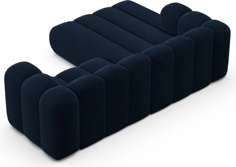 Tmavomodrá rohová pohovka (ľavý roh) Lupine – Micadoni Home