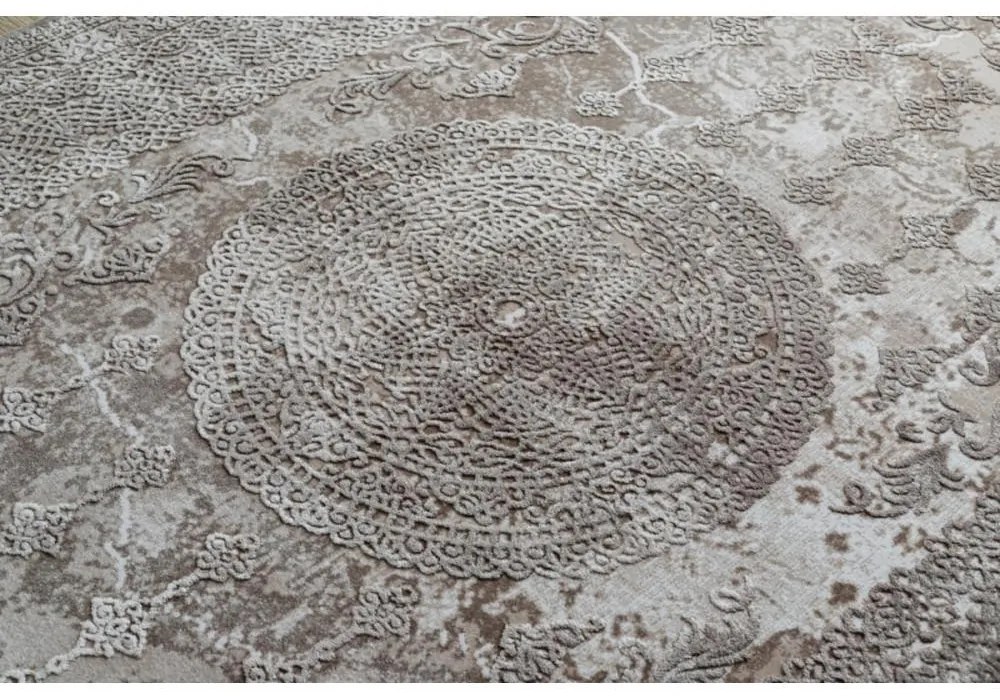 Luxusný kusový koberec akryl Valenzia hnedý 160x235cm