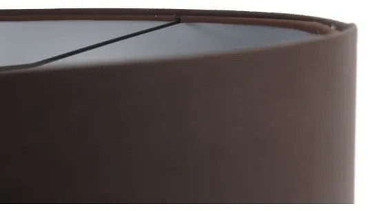 Luster na lanku TWIST 1xE27/60W/230V hnedá/strieborná