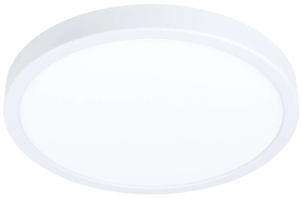 EGLO LED prisadené stmievateľné osvetlenie FUEVA 5, 20W, teplá biela, 28,5 cm, okrúhle, biele