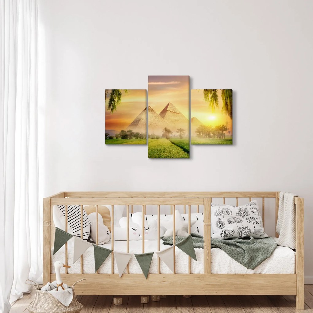Obraz - Pyramídy (90x60 cm)