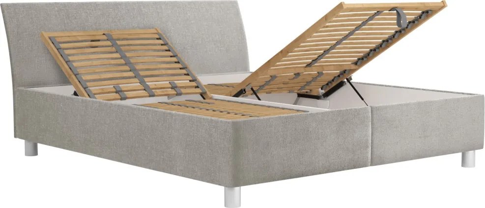 Posteľ Bali 180x200 cm, béžová látka