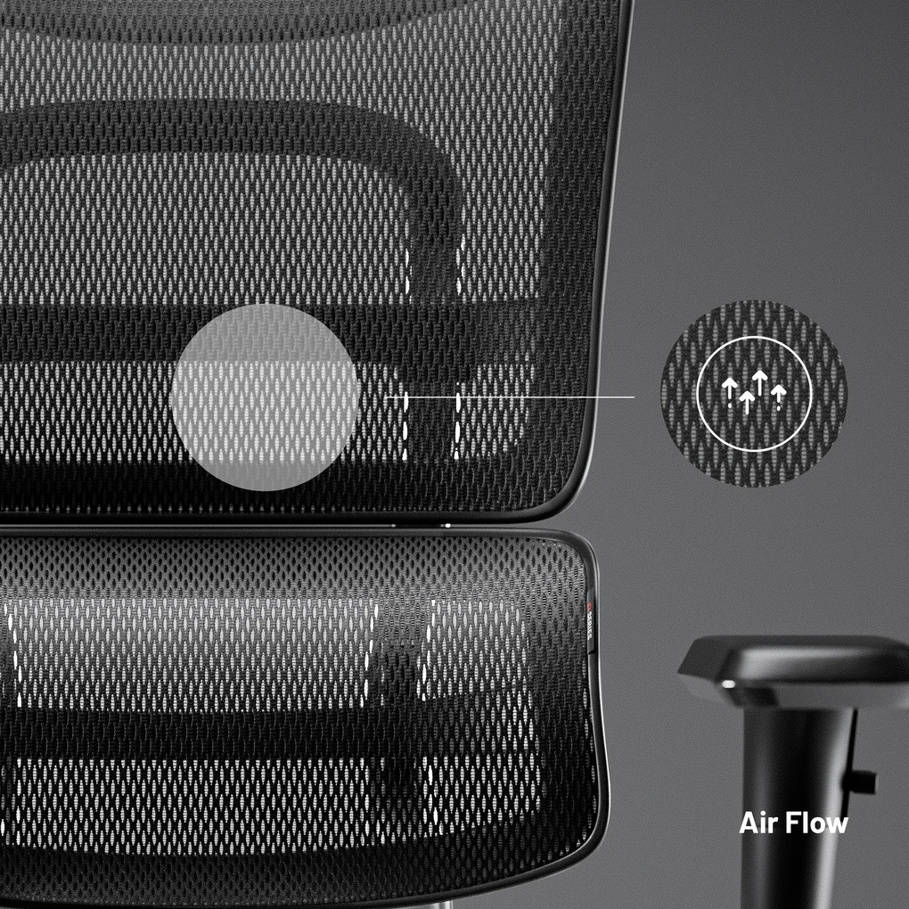 Kancelárska ergonomická stolička Diablo V-Master, čierno-šedá