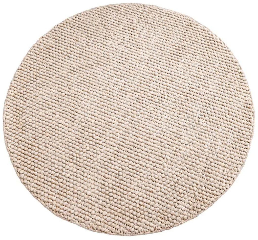 Dizajnový okrúhly koberec Arabella 150 cm béžový