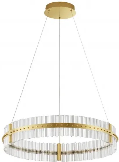 LED stmievateľný platinum zlaté moderné svietidlo Kezo-78