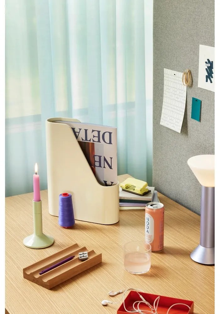 Fialová stmievateľná stolová lampa (výška 30 cm) Flash – Hübsch