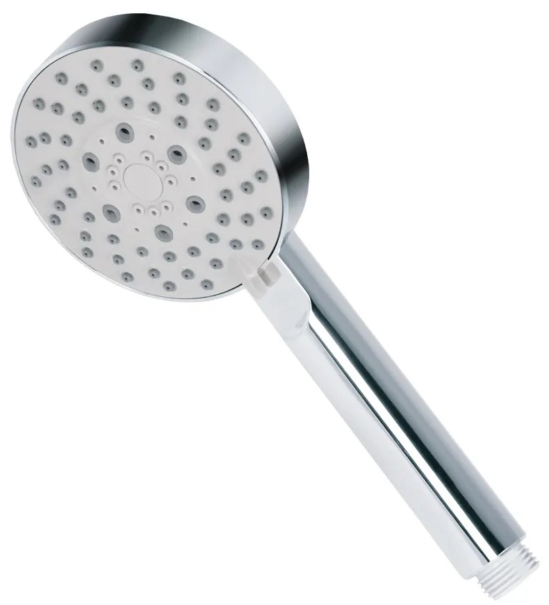 Mereo Mereo, Vaňový set: päťpolohová sprcha, šedostrieborná hadica, držiak sprchy, MER-CB469G