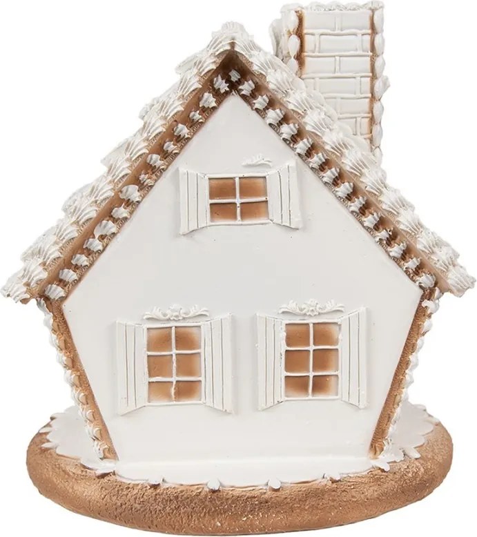 Cukrová perníková chalúpka s Led svetielkami Gingerbread House - 17 * 16 * 17 cm / 3 * AAA
