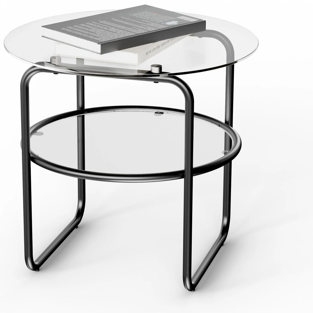 Konferenčný stolík so sklenenou doskou