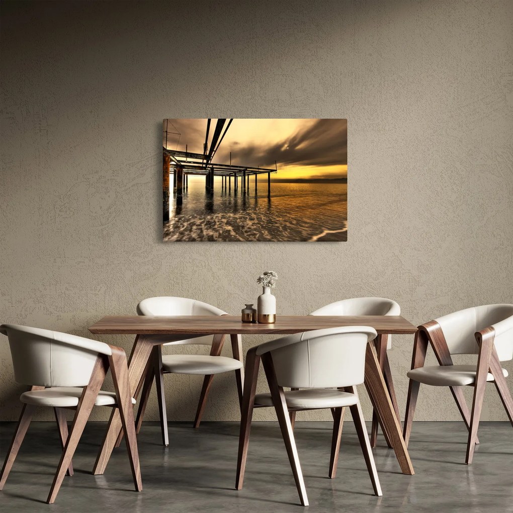 Obraz - Architektúra pri pobreží (90x60 cm)