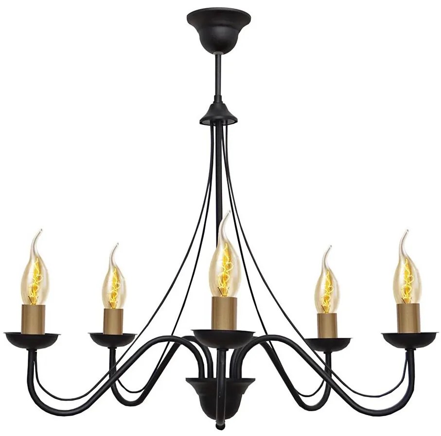 Luster na lanku MALBO III 5xE14/60W/230V