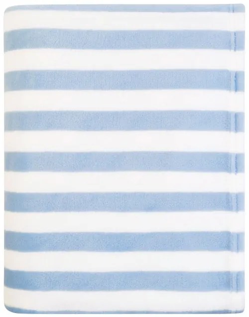 Deka GATSBY pruhovaná, modrá / biela