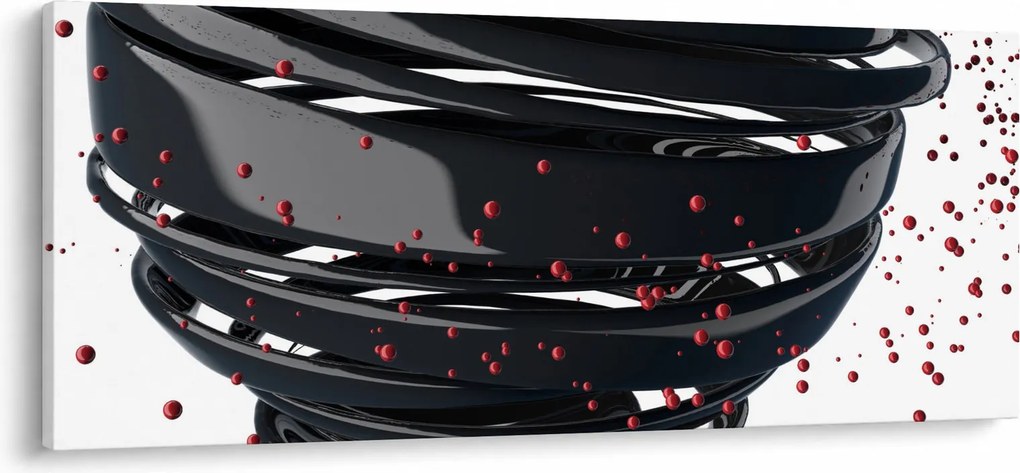 Obraz - Abstrakcia zemegule (120x50 cm)