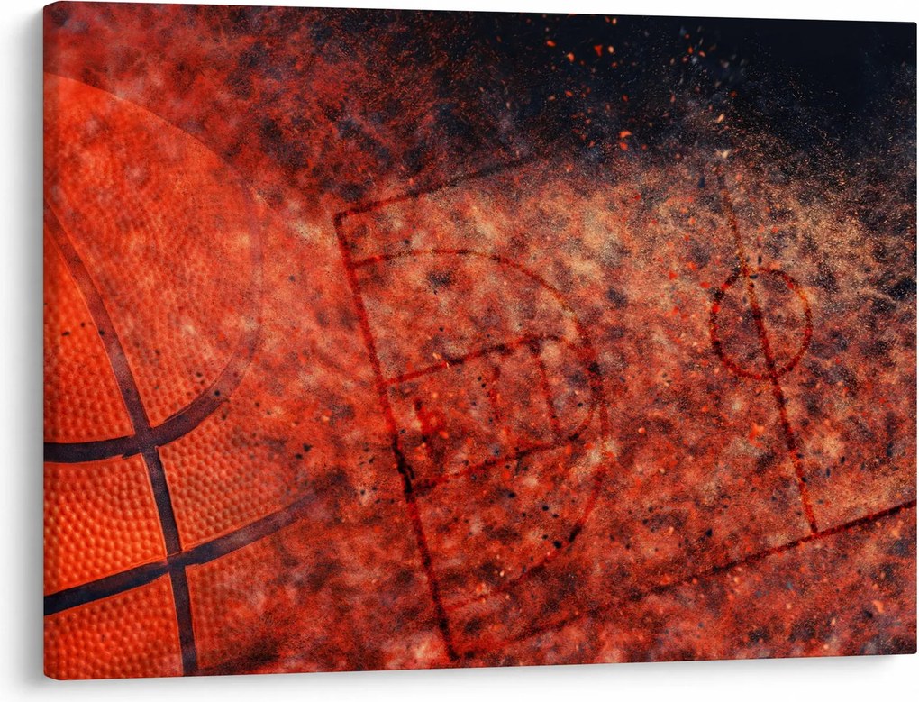Obraz - Basketbalová lopta (70x50 cm)