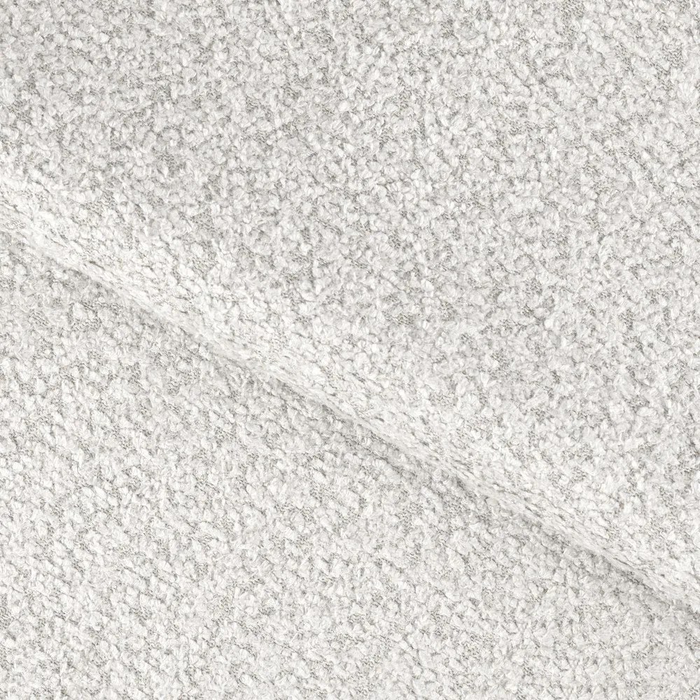 Krémovobiela rozkladacia/s úložným priestorom pohovka z textílie buklé pravý roh 223 cm Fabillo – ELTAP