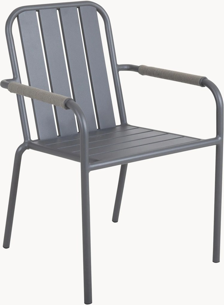 Záhradné stoličky's opierkami Innes, 4 ks