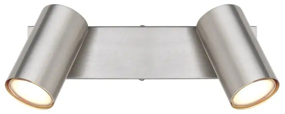 Globo 57911-2 - Bodové svietidlo ROBBY 2xGU10/25W/230V matný chróm
