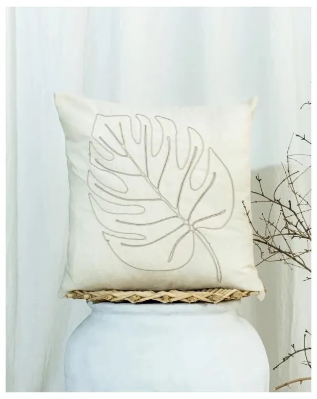 Obliečka na vankúš s prímesou bavlny 45x45 cm – Mila Home