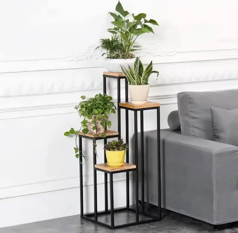 Stojan na kvety GEORGE svetlý orech