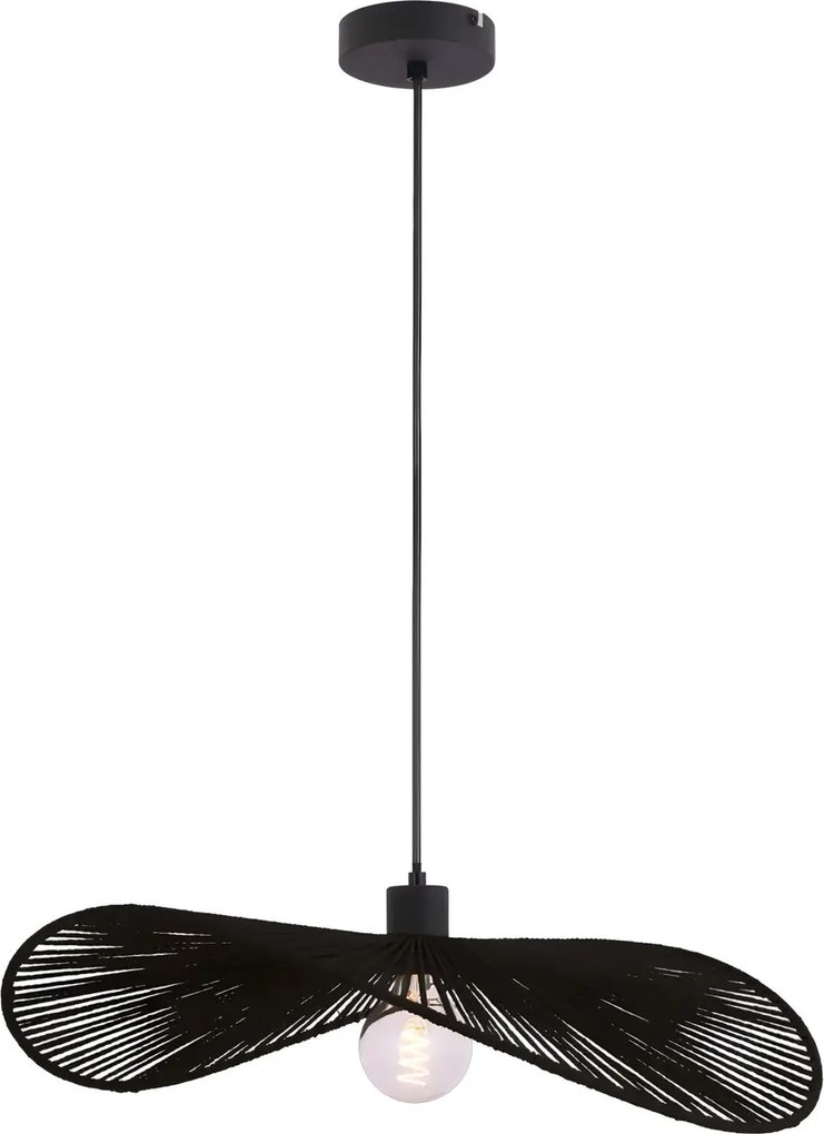 Toolight Toolight, závesné svietidlo 60cm, 1xE27, APP1831-1CP, čierna matná, OSW-00633