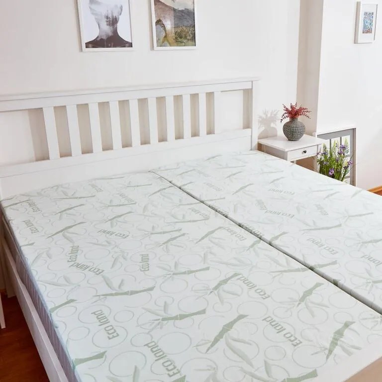 Krycí matrac z pamäťovej peny BAMBOO Comfort 90 x 200 x 4 cm
