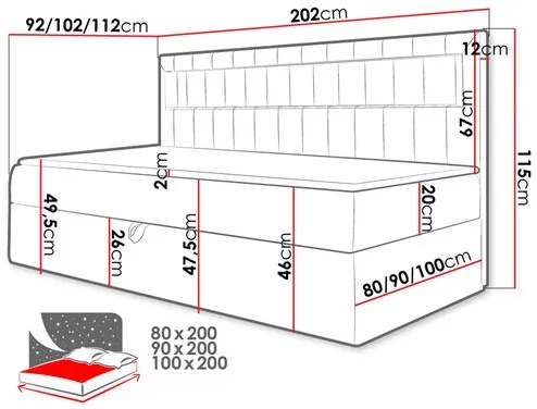 Jednolôžková posteľ 100cm Rivaldi 2 (biela + ružová). Vlastná spoľahlivá doprava až k Vám domov. 1122306