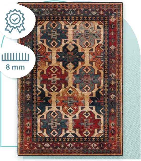 Koberec Dywilan Omega Rohan svetlý rubín