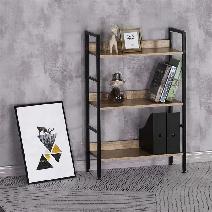 BONTEC Regál, mdf, hnedá, GD-313 OAK Farba: Prírodné