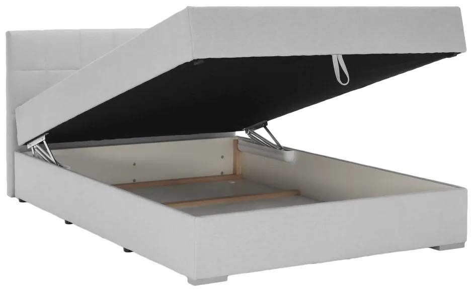 Jednolôžková posteľ Boxspring 120 cm Ferrati (sivohnedá). Vlastná spoľahlivá doprava až k Vám domov. 1016096
