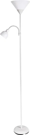 Brilagi - Stojacia lampa ARIANA 1xE27/100W/230V + 1xE14/25W biela