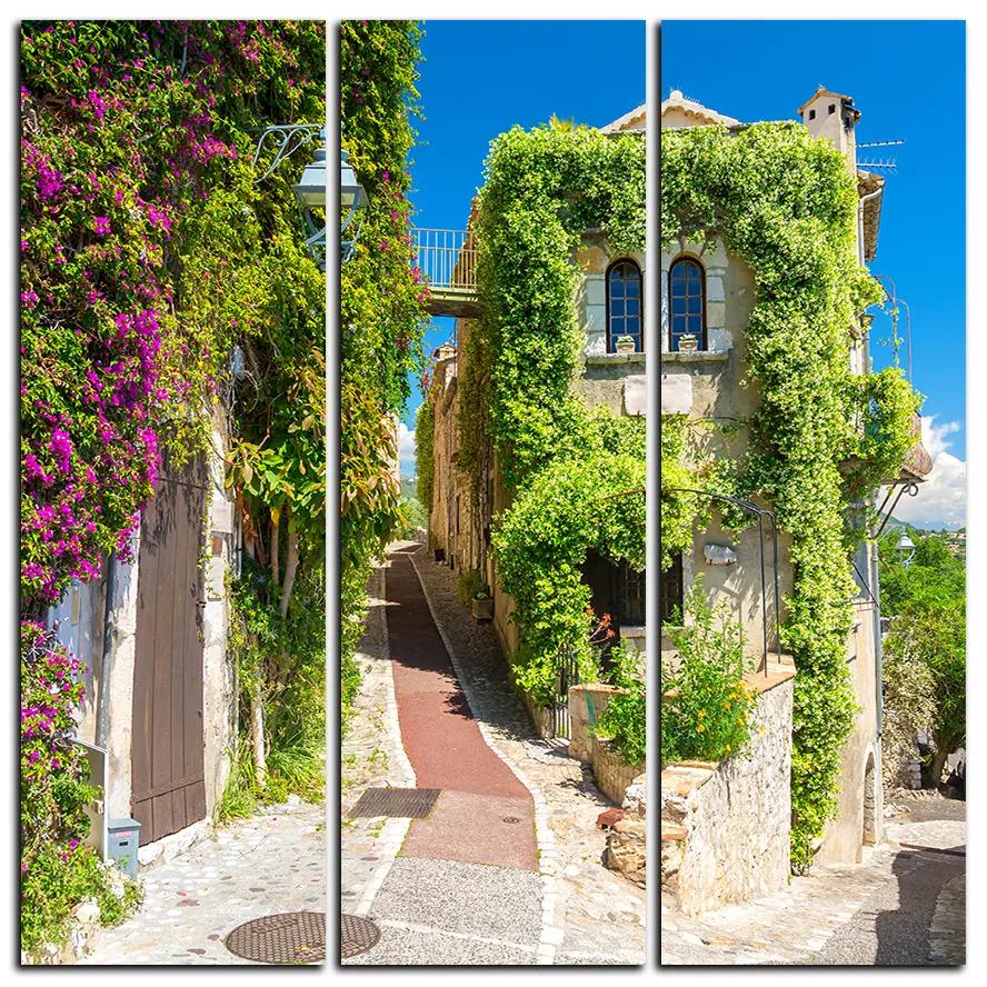 Obraz na plátne - Krásna architektúra v Provence - štvorec 3236B (105x105 cm)