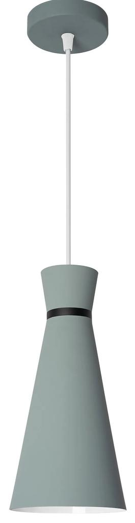 Toolight Kona B, stropné svietidlo 1xE27 APP099-1CP, šedá matná, OSW-00218