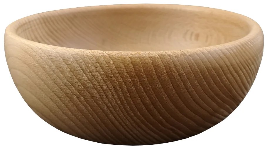 AMADEA Drevená miska guľatá, masívne drevo, 18 cm