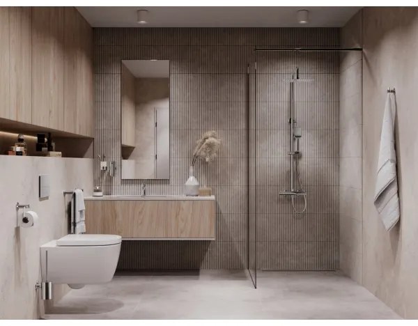 Novaservis - Sprchová sada s termostatickou batériou METALIA ECO lesklý chróm