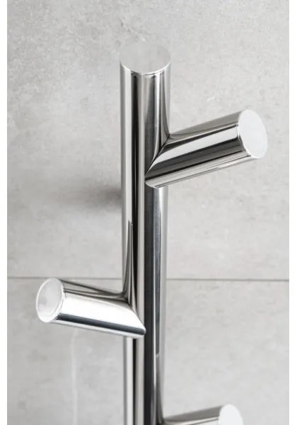 P.M.H. LS1SS-Elektrický sušiak na uteráky LISA 24W/230V 170 cm IP44 leštená nerezová oceľ