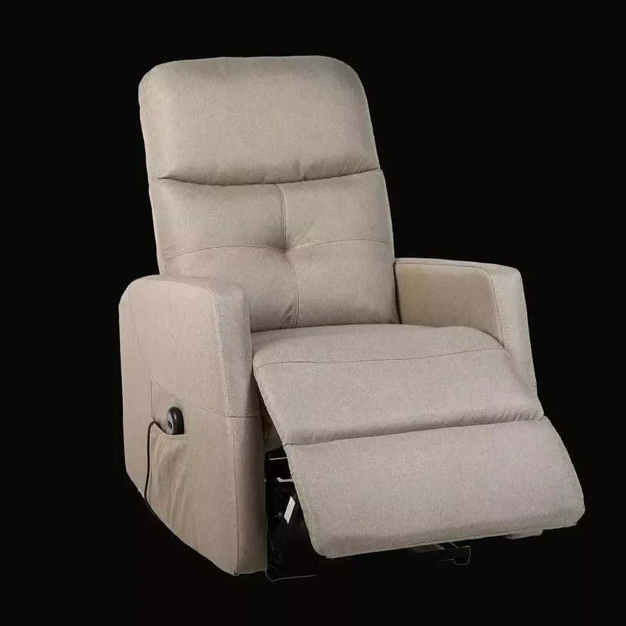 LuxuryForm DESIGN Elektricky polohovateľné televízne kreslo SEMIR - béžové