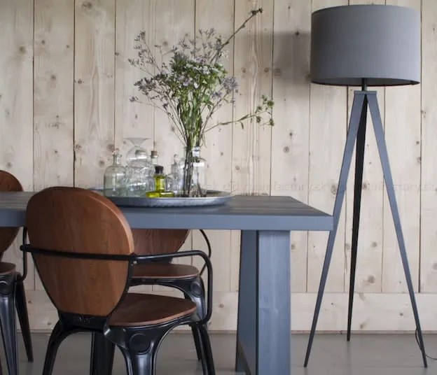 Zuiver Tripod stojanová lampa - Čiernosivá