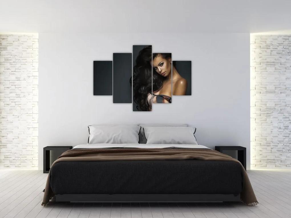Obraz - Portrét zvodnej ženy (150x105 cm)