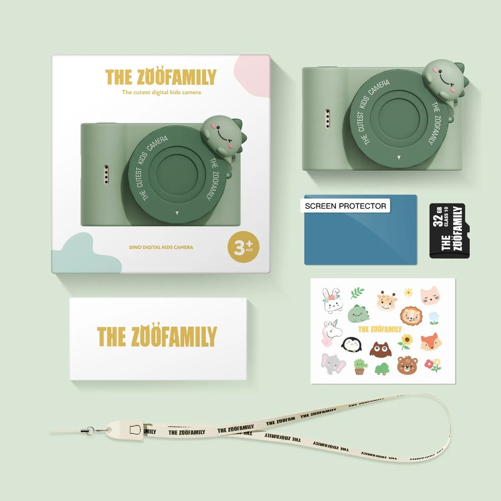 Detský digitálny fotoaparát Urban ZOO - dinosaurus