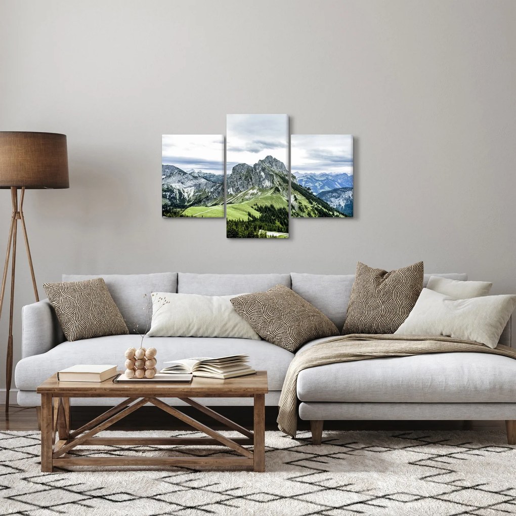 Obraz - Vrcholy hôr (90x60 cm)