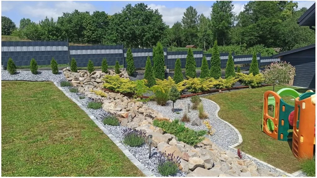 Ekspand Tieniaca fólia na plot 19cm x 35m 450g/m2 Čierna + spony 24ks