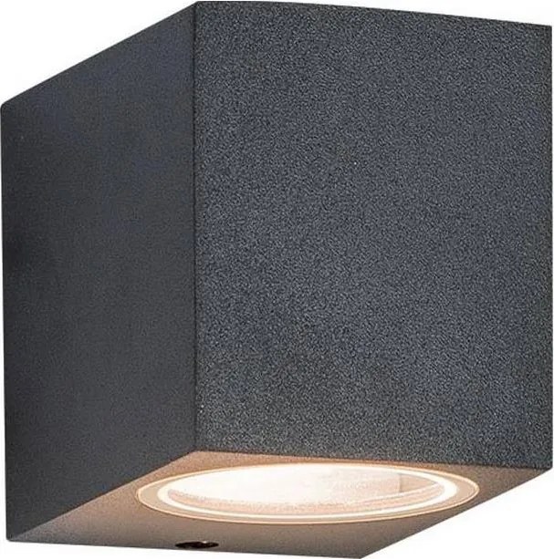 Zambelis E123 - Vonkajšie nástenné svietidlo 1xGU10/15W/230V IP54 antracit