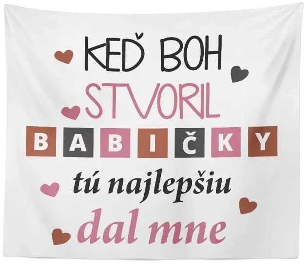 Sablio Deka Keď Boh stvoril babičky: 150x120 cm