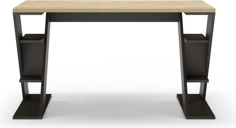 Pracovný stôl s doskou v dubovom dekore 60x137 cm Butterfly – Marckeric