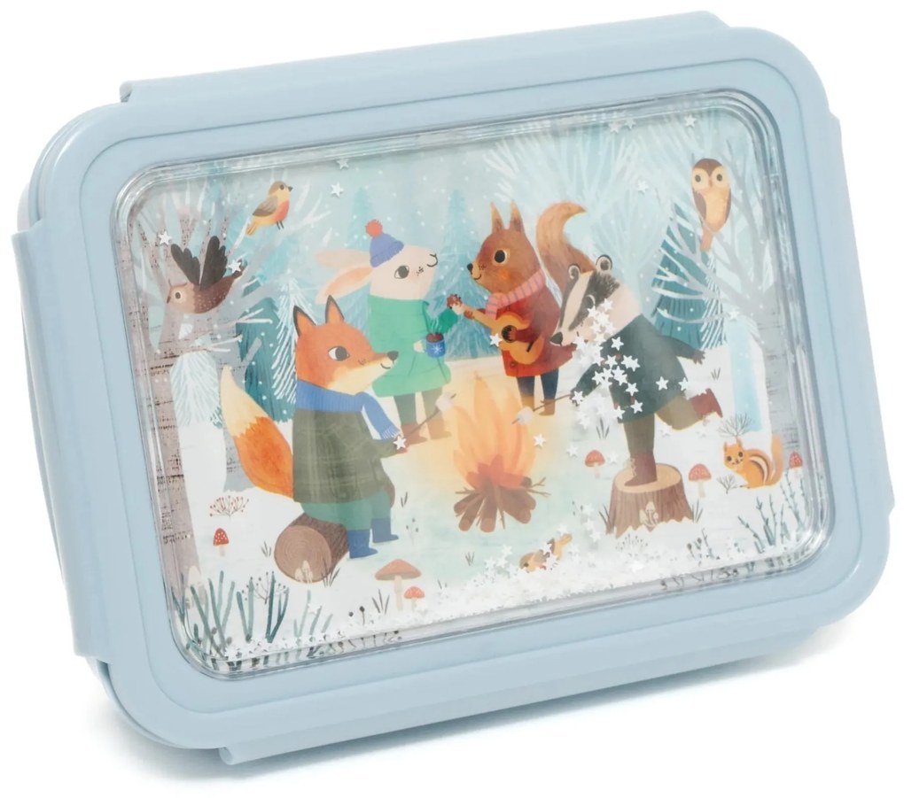 PETIT MONKEY Desiatový box Bento Bonfire Animals