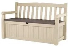 KETER záhradná lavica Eden Garden Bench 265 l, béžová