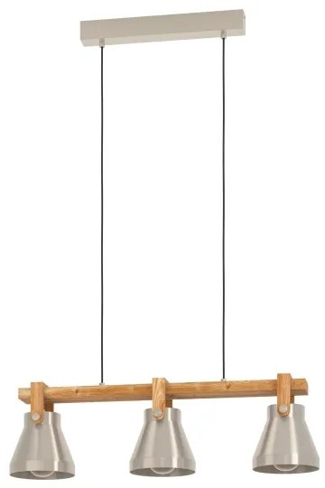 Eglo 43952 - Luster na lanku CAWTON 3xE27/40W/230V