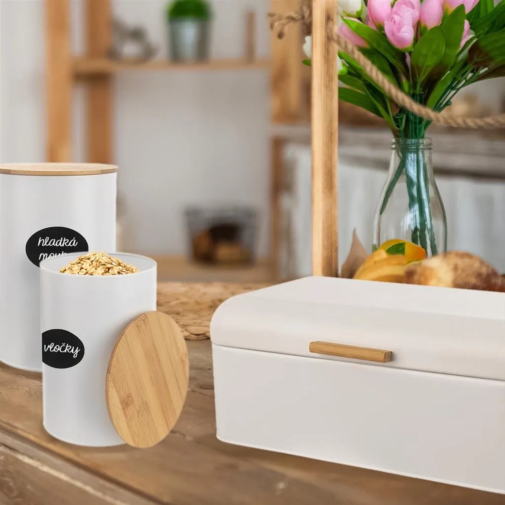 Orion Chlebník biely, veľký na PEČIVO, plechový