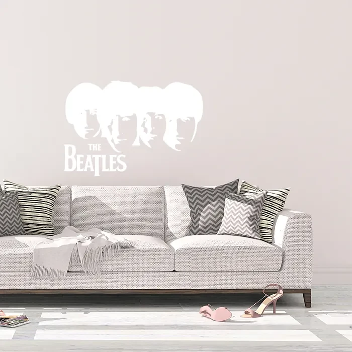 Sablio Samolepka na stenu: Beatles 2 - 90x62 cm