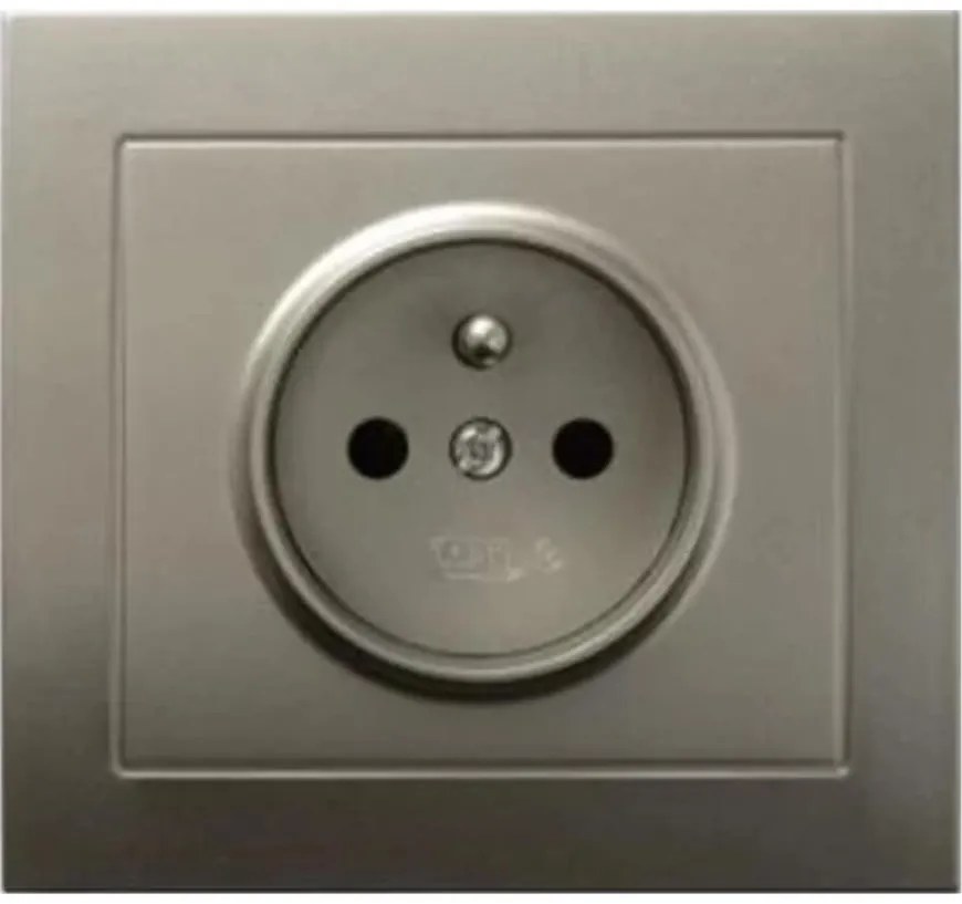 Jednoduchá zásuvka s uzemnením GP-1WZ/45